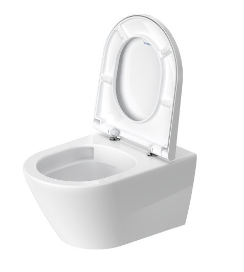 Duravit D-neo Rimless muszla wisząca + deska wolnoopadjąca biały alpin 45770900A1