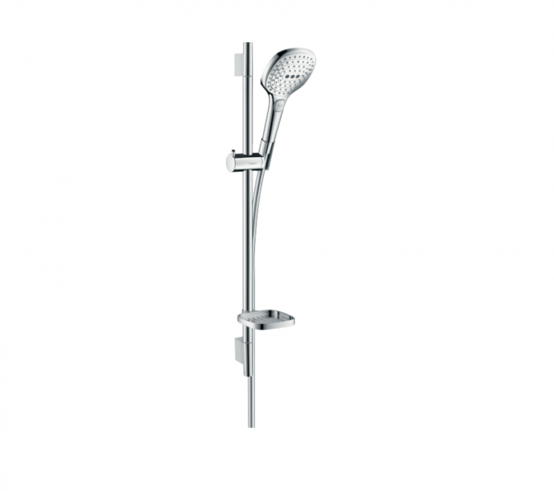 Hansgrohe Raindance Select 120 3 jet/Unica'S Puro 0,65m EcoSmart zestaw prysznicowy  chrom 26622000