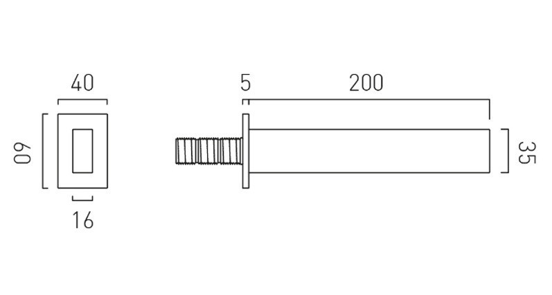 Vado Edit wylewka wannowa złoto szczotkowane IND-EDI140-BRG