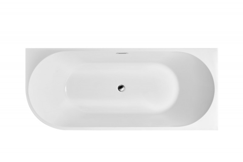 Corsan Intero E-230L wanna wolnostojąca przyścienna prawa 160x75 biała E-230L