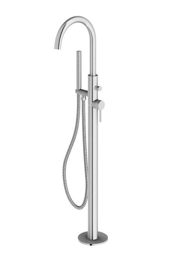 Kohlman Axel bateria wannowa wolnostojąca chrom połysk QF1165A