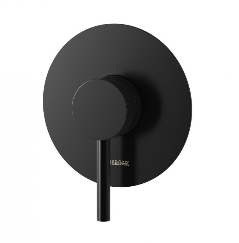 Kohlman Axel Black podtynkowa bateria prysznicowa czarny mat QW220AB