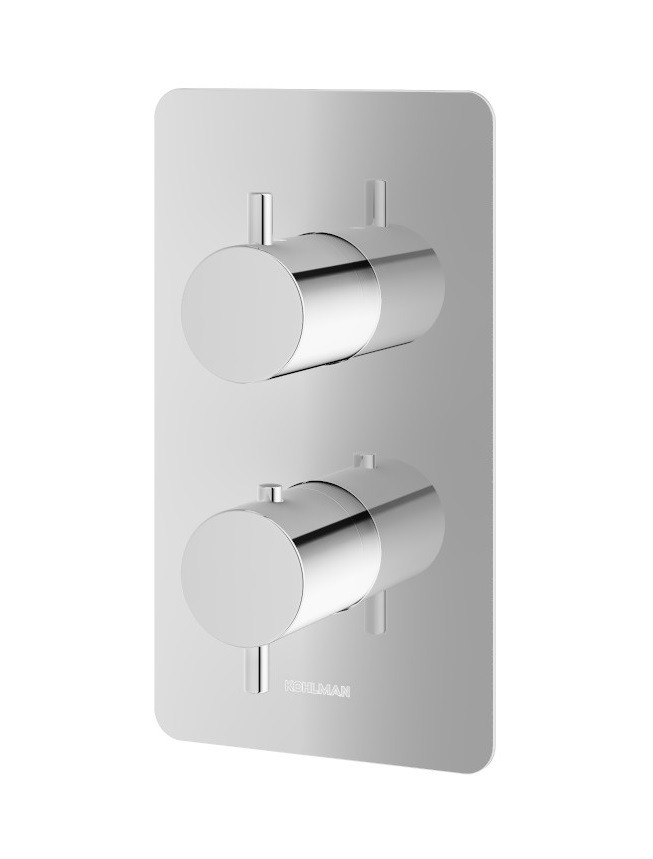 Kohlman Axel termostatyczna bateria 2-drożna podtynkowa chrom połysk QW432A