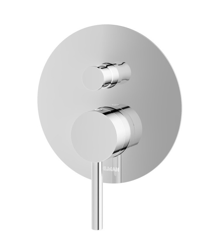 Kohlman Axel zestaw podtynkowy z deszczownicą 25x25 chrom połysk QW210AR25