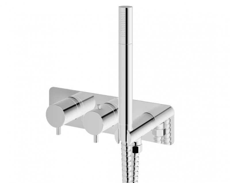 Kohlman Axel termostatyczna bateria 2-drożna podtynkowa chrom połysk QW265A