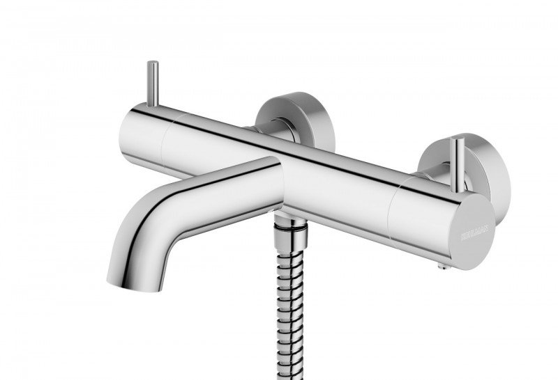 Kohlman Axel termostatyczna bateria wannowa ścienna chrom połysk QW710A