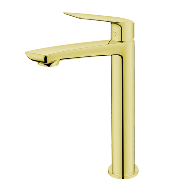 Vedo Desso Oro bateria umywalkowa wysoka z korkiem klik-klak złoty VBD4003/C/ZL