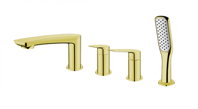 Vedo Desso Oro bateria wannowa 4-otworowa złoty VBD4040/ZL