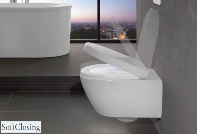 Villeroy&Boch Subway 3.0 deska sedesowa wolnoopadająca biała weiss alpin 8M42S101