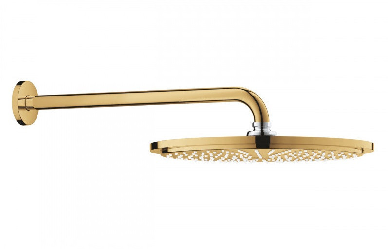 Grohe Smartcontrol zestaw podtynkowy termostatyczny z deszczownicą 31x31 i napelniem przez przelew kompletny złoty polerowany cool sunrise - OD RĘKI !!!