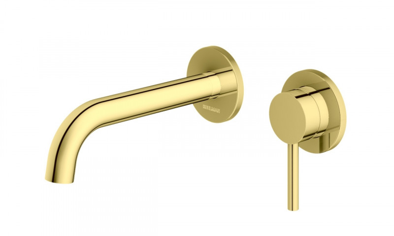 Kohlman Axel Gold bateria umywalkowa podtynkowa złoty połysk QW180AGD