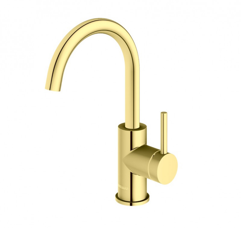 Kohlman Axel Gold bateria umywalkowa wysoka złoty połysk QB150AGD