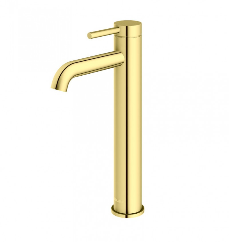 Kohlman Axel Gold bateria umywalkowa wysoka złoty połysk QB170AGD