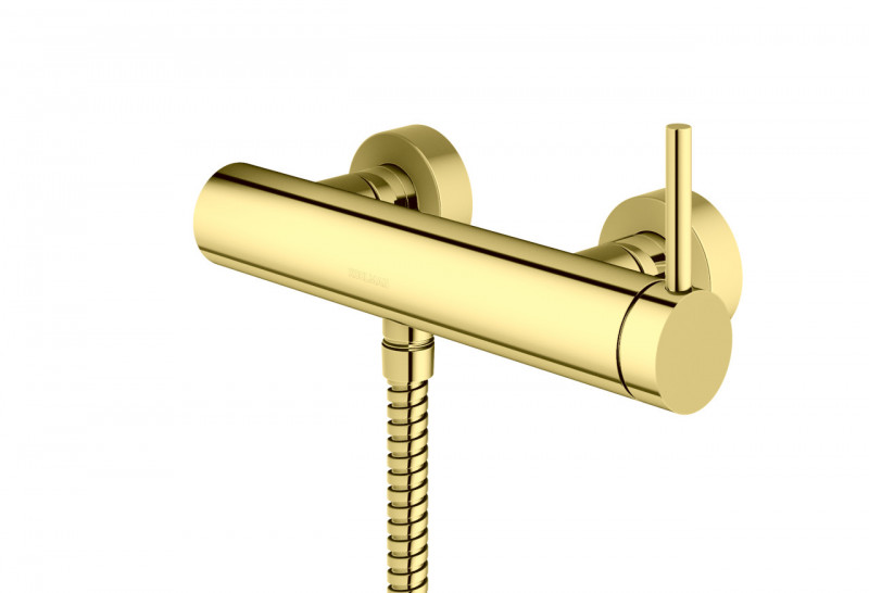 Kohlman Axel Gold bateria prysznicowa ścienna złoty połysk QW120AGD