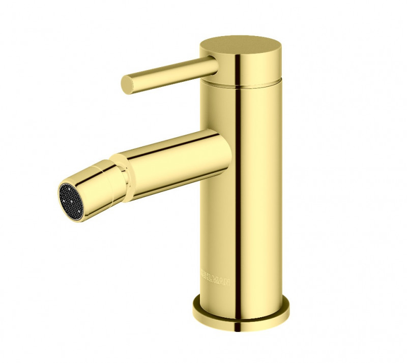 Kohlman Axel Gold bateria bidetowa złoty połysk QB130AGD