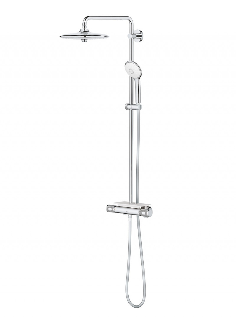 Grohe Euphoria System zestaw prysznicowy termostatyczny z deszczownicą 26 cm chrom 27296003