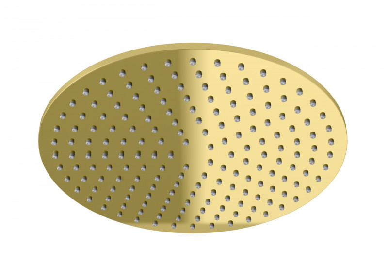 Kohlman Axel Gold zestaw podtynkowy z deszczownicą 25x25 złoty połysk QW210AGDR25