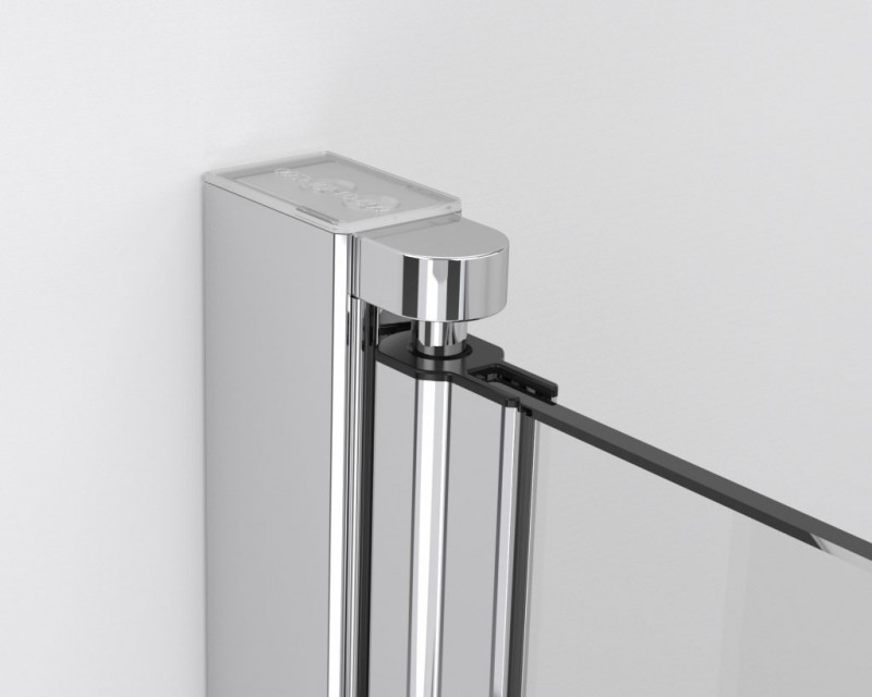 Radaway Eos DWJS drzwi do wnęki wahadłowe 130 cm prawe chrom przeźroczyste Easy Clean 13799455-01R