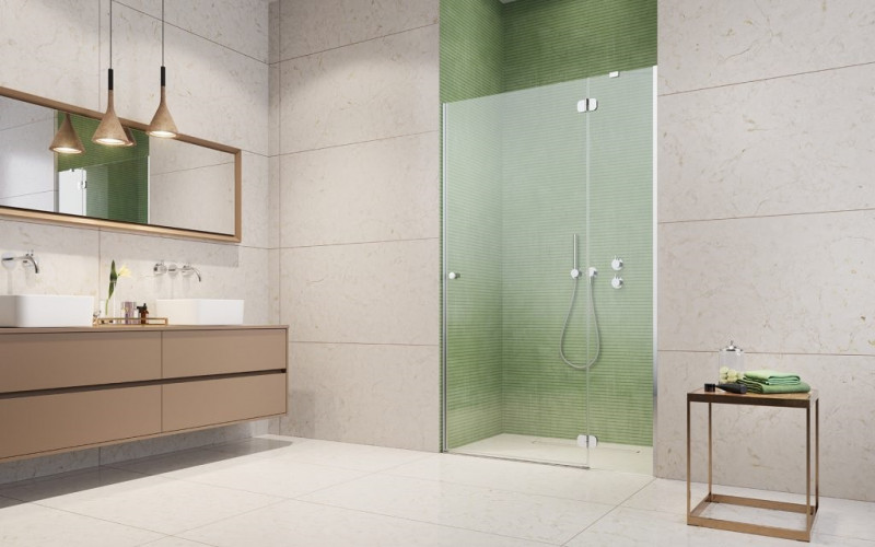 Radaway Torrenta DWJ drzwi do wnęki otwierane 100 cm prawe chrom przeźroczyste Easy Clean 132020-01-01