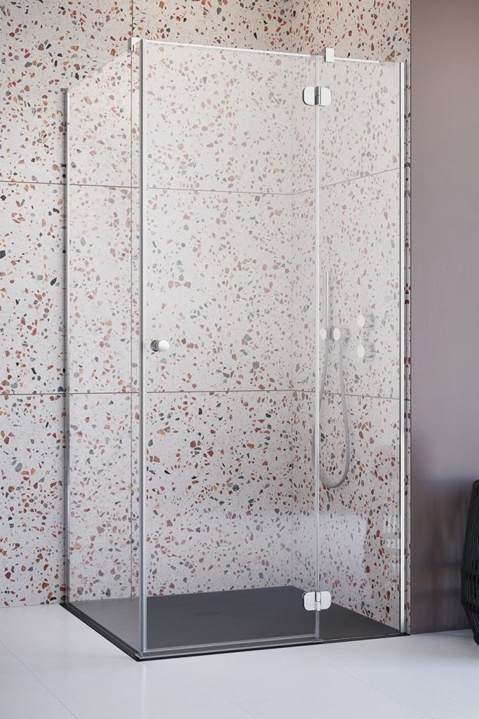 Radaway Torrenta KDJ drzwi otwierane do kompletowania ze ścianką 90 cm prawe chrom przeźroczyste Easy Clean 133290-01-01R