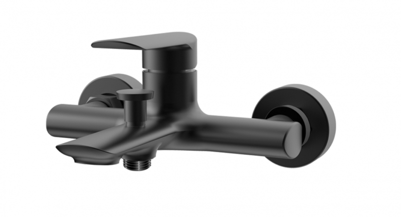 Vedo Aletta Nero bateria wannowa ścienna czarny mat VBA5006CZ