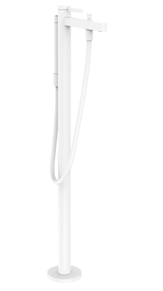 Hansgrohe FinishPlus Finoris bateria wannowa wolnostojąca biały matowy 76445700