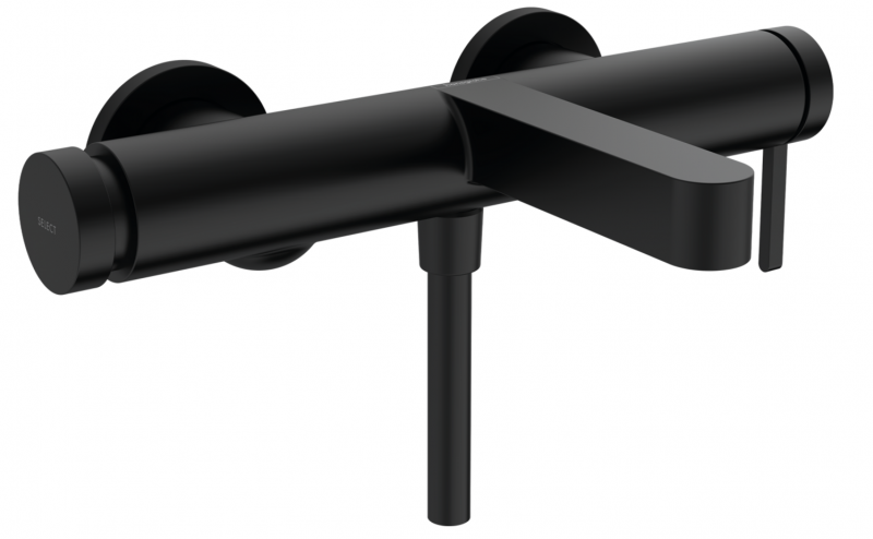 Hansgrohe FinishPlus Finoris bateria wannowa ścienna czarny matowy 76420670