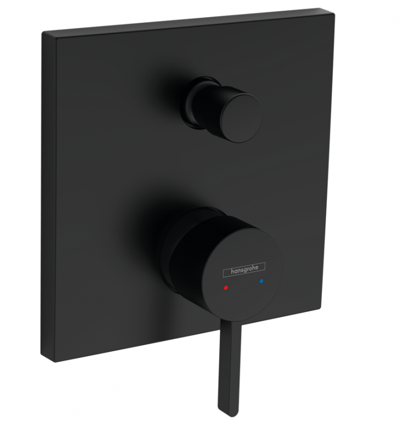 Hansgrohe FinishPlus Finoris bateria wannowo-prysznicowa podtynkowa czarny matowy 76415670