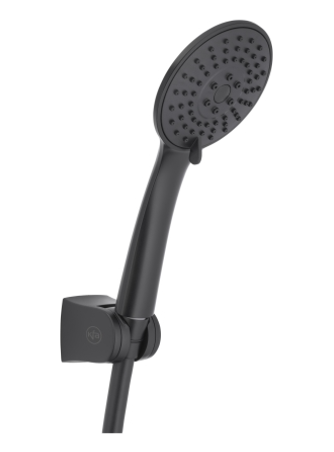 KFA Moza Black zestaw prysznicowy punktowy czarny 841-220-81