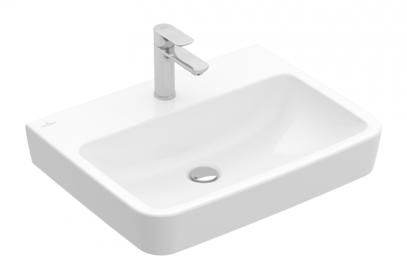 Villeroy&Boch O.Novo umywalka wisząca bez przelewu 60x46 cm biała Weiss Alpin CeramicPlus 4A4161R1