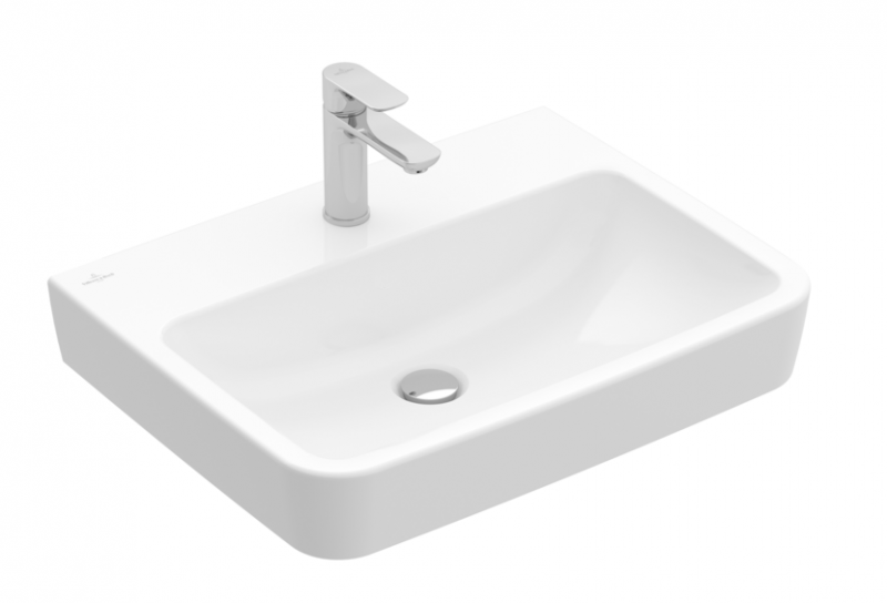 Villeroy&Boch O.Novo umywalka wisząca bez przelewu 55x46 cm biała Weiss Alpin 4A415601