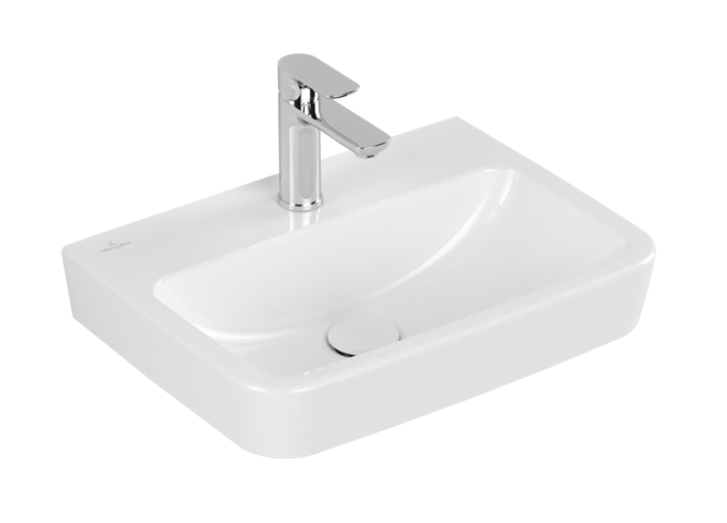 Villeroy&Boch O.Novo umywalka wisząca bez przelewu 50x37 cm biała Weiss Alpin CeramicPlus 434451R1