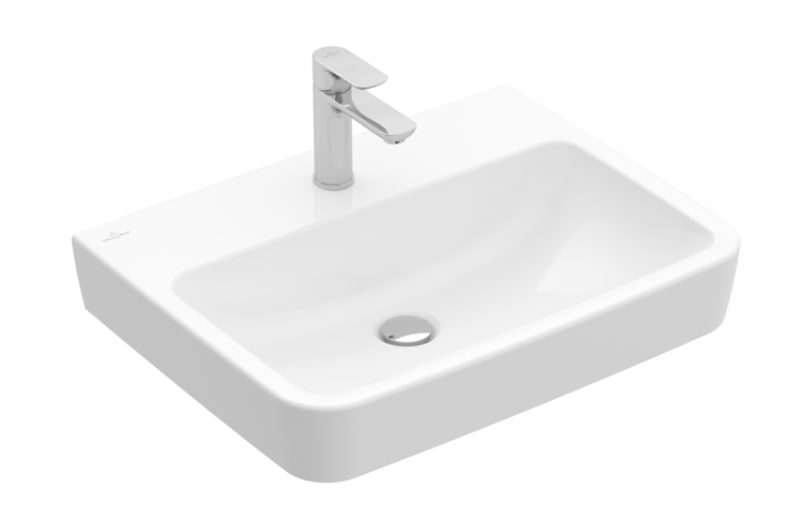 Villeroy&Boch O.Novo umywalka nablatowa bez przelewu 65x46 cm biała Weiss Alpin 4A41KL01