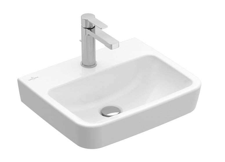 Villeroy&Boch O.Novo umywalka nablatowa bez przelewu 45x37 cm biała Weiss Alpin 43444L01