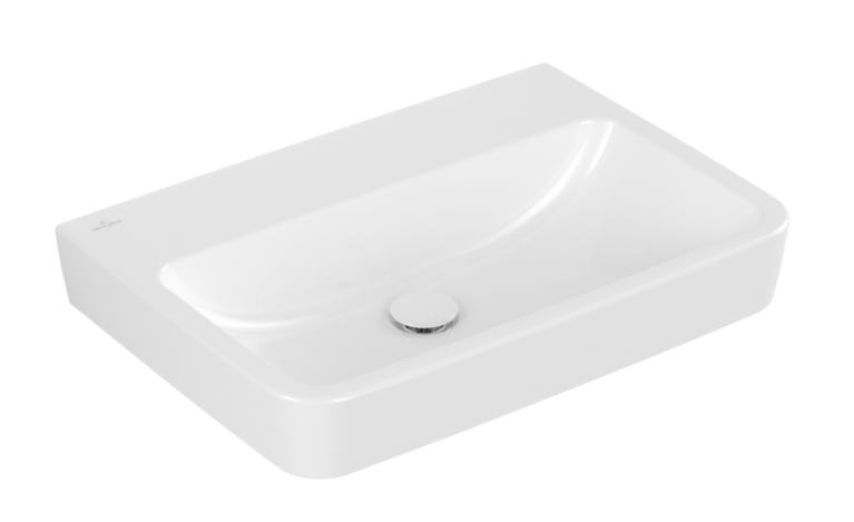 Villeroy&Boch O.Novo umywalka nablatowa bez otworu na baterię bez przelewu 60x46 cm biała Weiss Alpin CeramicPlus 4A416FR1