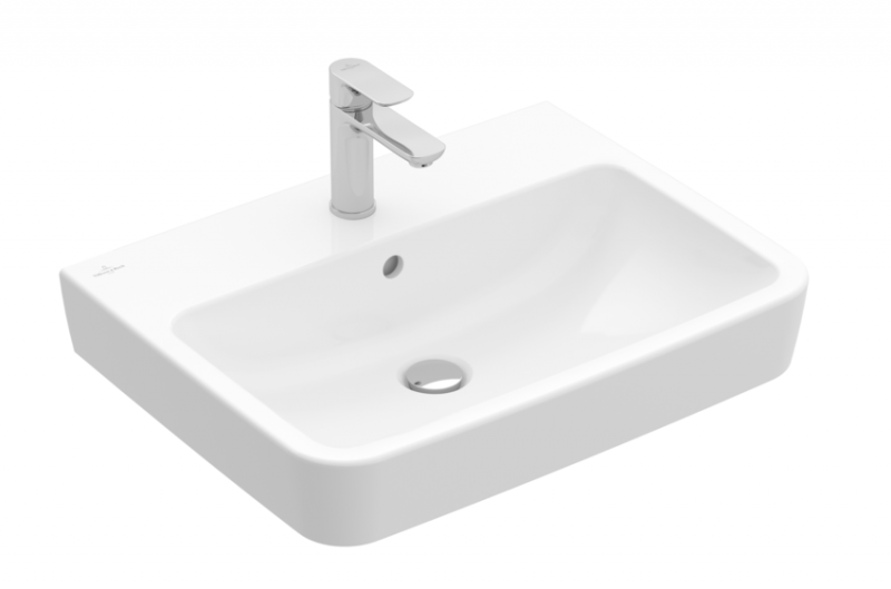 Villeroy&Boch O.Novo umywalka wisząca z przelewem 65x46 cm biała Weiss Alpin 4A416501