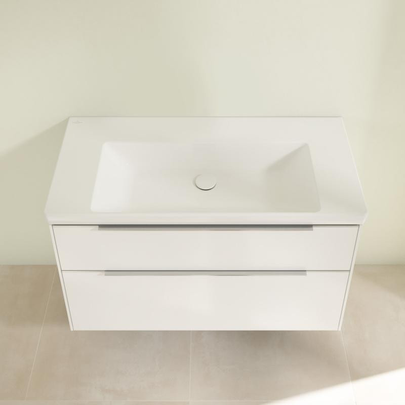 Villeroy&Boch Subway 3.0 umywalka meblowa 100x47 cm bez otworu i bez przelewu weiss alpin 4A70A301