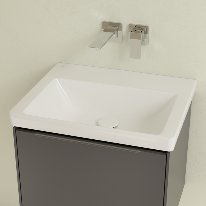 Villeroy&Boch Subway 3.0 umywalka meblowa 55x44 cm bez otworu Weiss Alpin 4A70F601