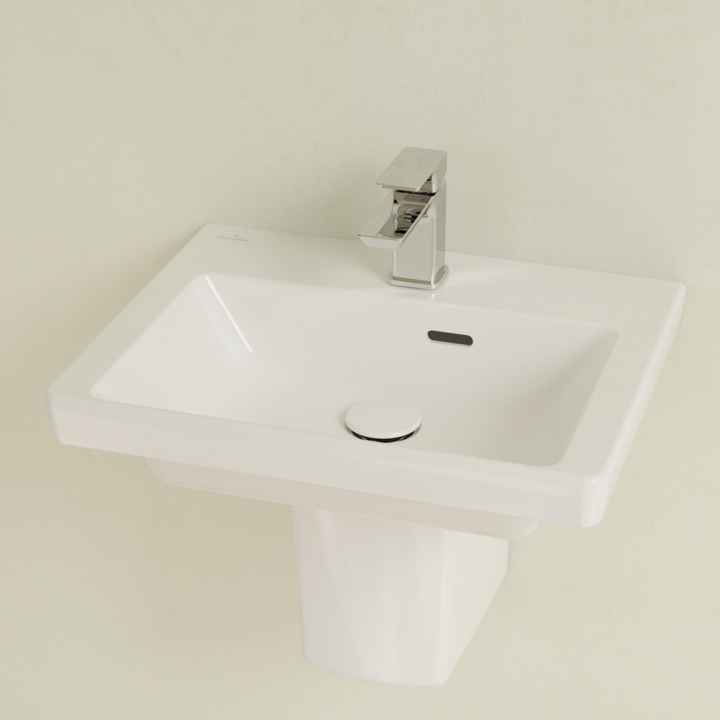 Villeroy&Boch Subway 3.0 umywalka wisząca 50x40 cm z przelewem Weiss Alpin 43705001