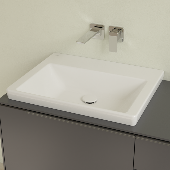 Villeroy&Boch Subway 3.0 umywalka meblowa szlifowana 60x47 cm bez otworu weiss alpin CeramicPlus 4A706FR1