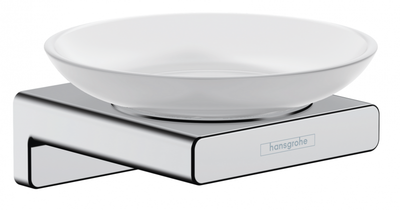 Hansgrohe AddStoris mydelniczka wisząca szkło matowe/chrom połysk 41746000