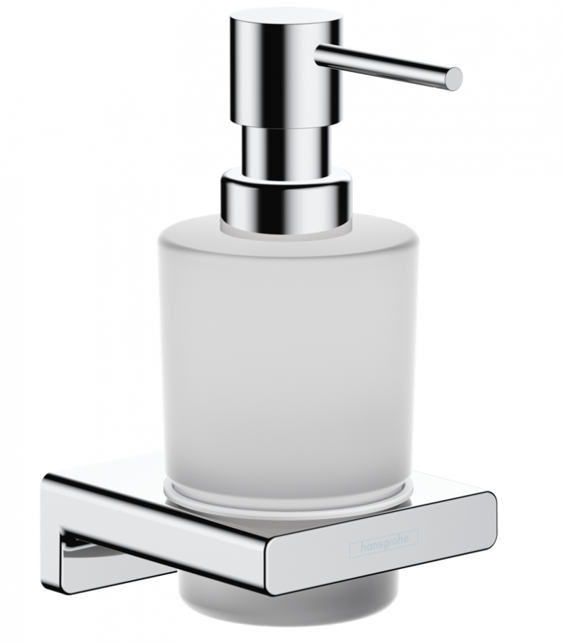 Hansgrohe AddStoris dozownik do mydła w płynie wiszący szkło matowe/chrom połysk 41745000