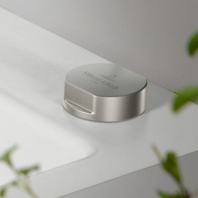 Villeroy&Boch pokrętło odpływu automatycznego z pojedynczym zamknięciem stal szczotkowana 940526L7