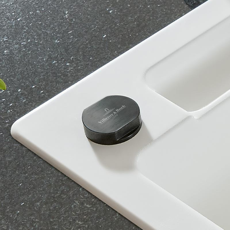 Villeroy&Boch pokrętło odpływu automatycznego z podwójnym zamknięciem antracyt 94052505