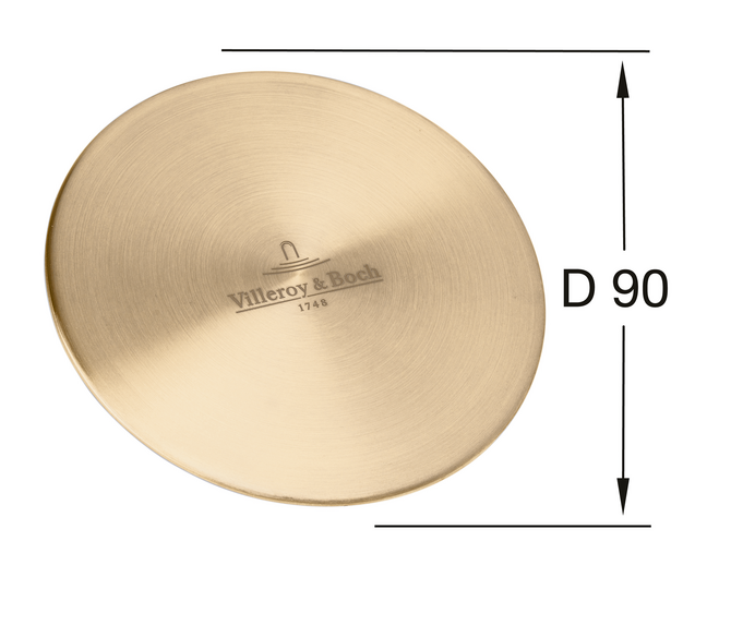 Villeroy&Boch osłona odpływu złoty matowy 96241503