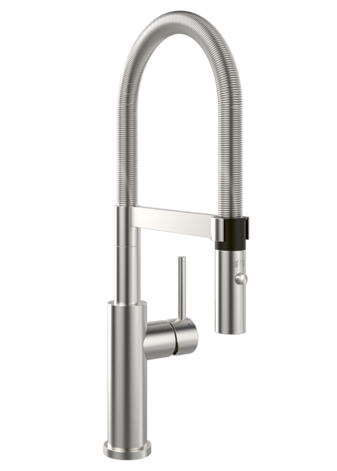 Villeroy&Boch Steel Expert 2.0 bateria kuchenna z elastyczną wylewką stal szczotkowana 928000LC