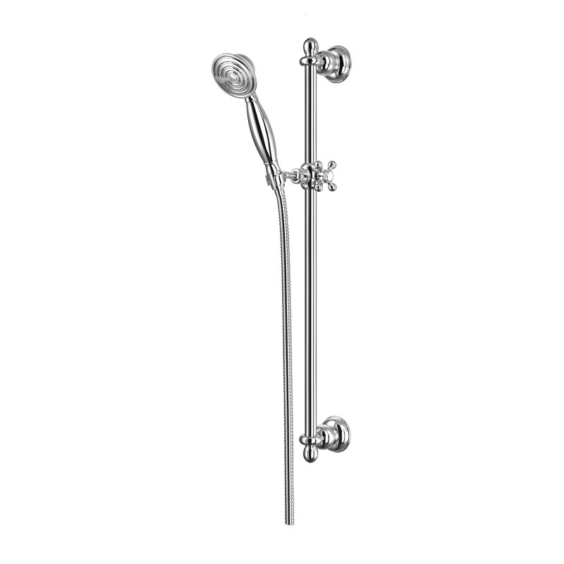 Omnires Art Deco zestaw prysznicowy z drążkiem 66 cm ARTDECO-SCR