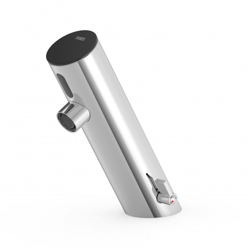 Tres Electronic mieszalnik baterii elektronicznej umywalkowej chrom połysk 39210301