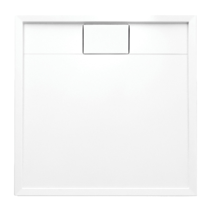 Omnires Brooklyn brodzik półokrągły płaski 90x90 akryl biały BROOKLYN90/OBP