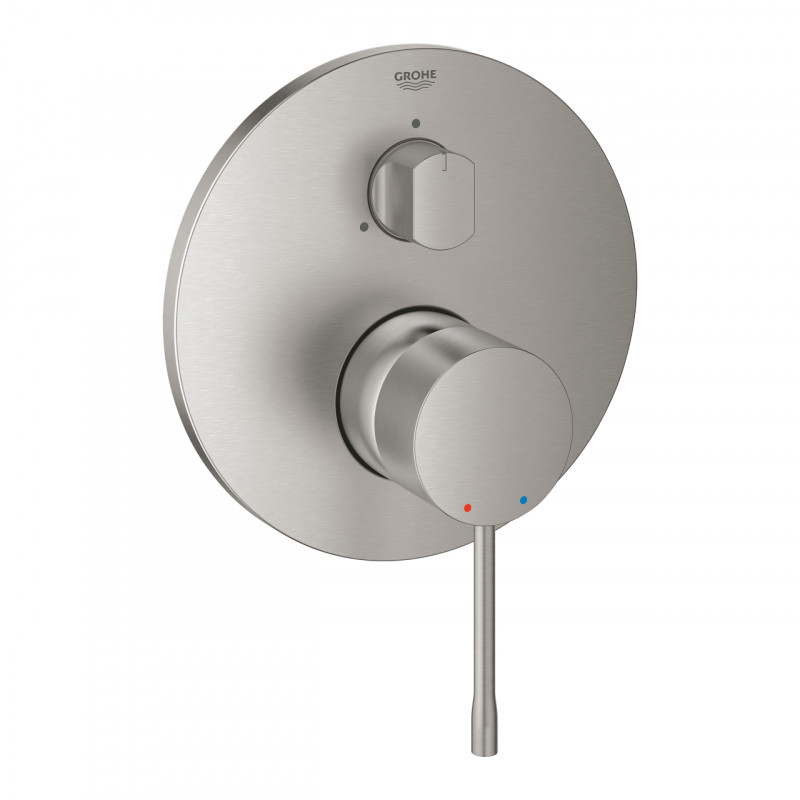 Grohe Essence podtynkowa bateria 3-drożna stal nierdzewna 24092DC1